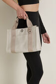 תמונת כל הלוק של Two-Tone Canvas Tote Bag Mini
